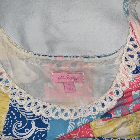 Lilly Pulitzer Patchwork Tie Dress - Picture 4 of 4